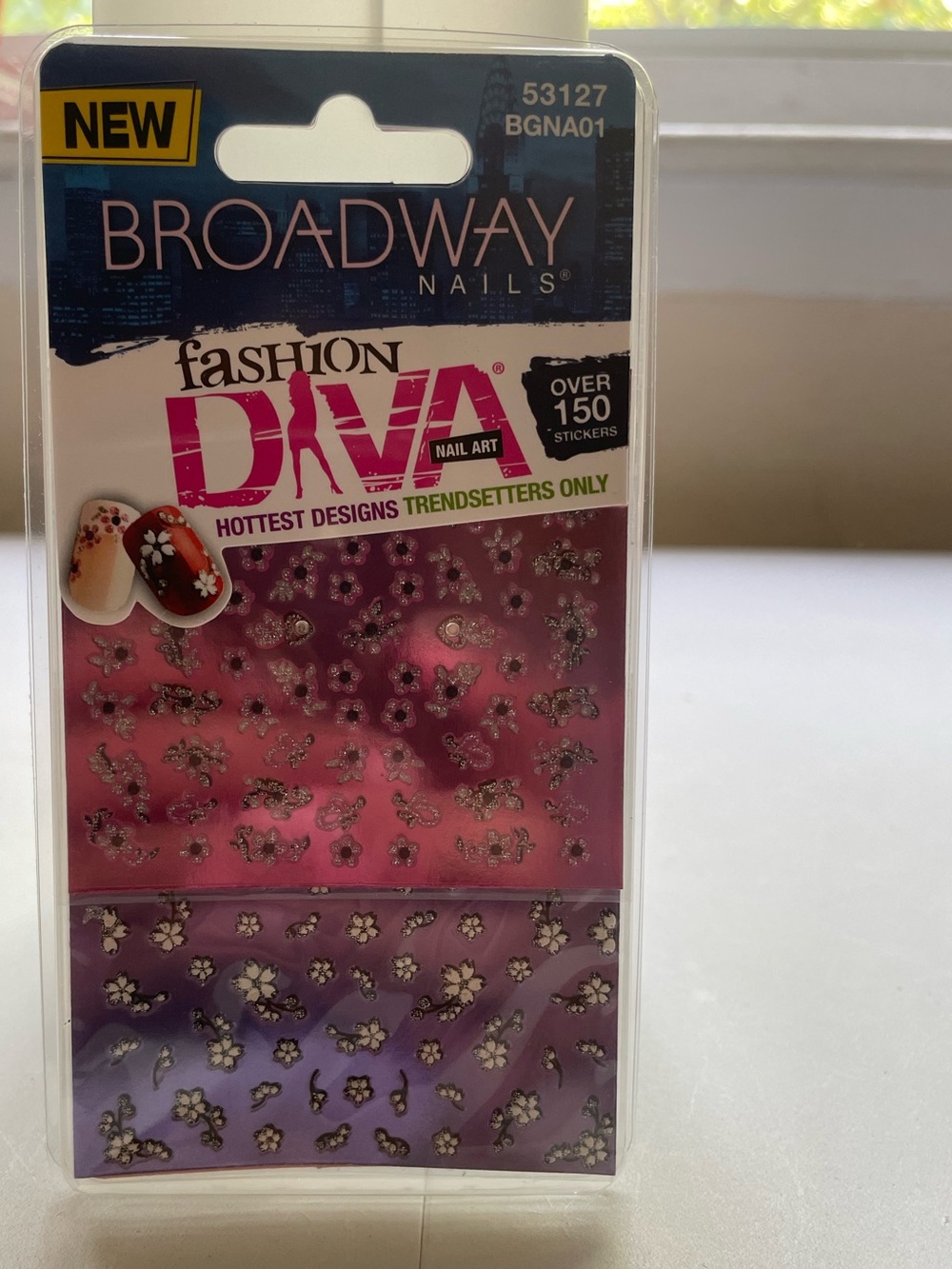 Broadway Nails Fashion Diva Nail Art Stickers 150+ Stickers NEW